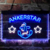 Ankerstar Anchor Cowboys Stars LED Sign Home Bar Decor