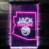 Arizona Jack Daniel's Home Bar Neon Light LED Sign Man Cave Decor