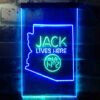 Arizona Jack Daniel's Home Bar Neon Light LED Sign Man Cave Decor