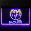 Bacardi Bat LED Sign Man Cave Home Bar Pub Decor