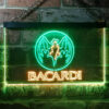 Bacardi Bat Neon Light LED Sign Home Bar Decor