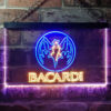 Bacardi Bat Neon Light LED Sign Home Bar Decor