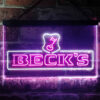 Beck LED Sign Man Cave Home Bar Pub Decor