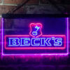 Beck LED Sign Man Cave Home Bar Pub Decor