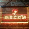 Beck LED Sign Man Cave Home Bar Pub Decor