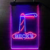 Beck Lighthouse Island LED Sign Man Cave Home Bar Pub Decor