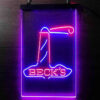 Beck Lighthouse Island LED Sign Man Cave Home Bar Pub Decor