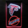 Blue Moon & Atlanta Falcons LED Sign Man Cave Home Bar Pub Decor