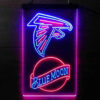 Blue Moon & Atlanta Falcons LED Sign Man Cave Home Bar Pub Decor