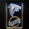 Blue Moon & Atlanta Falcons LED Sign Man Cave Home Bar Pub Decor