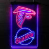 Blue Moon & Atlanta Falcons LED Sign Man Cave Home Bar Pub Decor