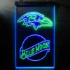 Blue Moon Baltimore Ravens Est 1996 LED Sign Man Cave Home Bar Pub Decor