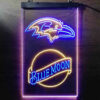 Blue Moon Baltimore Ravens Est 1996 LED Sign Man Cave Home Bar Pub Decor