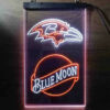 Blue Moon Baltimore Ravens Est 1996 LED Sign Man Cave Home Bar Pub Decor