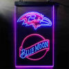 Blue Moon Baltimore Ravens Est 1996 LED Sign Man Cave Home Bar Pub Decor