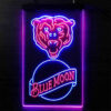 Blue Moon Bar Chicago Bears Est. 1920 LED Sign Home Pub Man Cave Decor