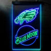 Blue Moon Bar Philadelphia Eagles Est. 1933 LED Sign Man Cave Decor