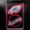 Blue Moon Bar Philadelphia Eagles Est. 1933 LED Sign Man Cave Decor