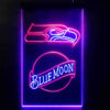 Blue Moon Bar Seattle Seahawks Est. 1976 LED Sign Home Pub Man Cave Decor