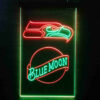 Blue Moon Bar Seattle Seahawks Est. 1976 LED Sign Home Pub Man Cave Decor