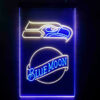 Blue Moon Bar Seattle Seahawks Est. 1976 LED Sign Home Pub Man Cave Decor