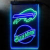 Blue Moon Buffalo Bills Est 1960 LED Sign Man Cave Home Bar Pub Decor