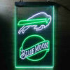 Blue Moon Buffalo Bills Est 1960 LED Sign Man Cave Home Bar Pub Decor