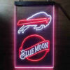 Blue Moon Buffalo Bills Est 1960 LED Sign Man Cave Home Bar Pub Decor