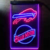 Blue Moon Buffalo Bills Est 1960 LED Sign Man Cave Home Bar Pub Decor