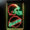 Blue Moon Cleveland Browns Est 1946 LED Sign Man Cave Home Bar Pub Decor