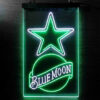 Blue Moon Dallas Cowboys Est 1960 LED Sign Man Cave Home Bar Pub Decor