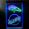 Blue Moon Denver Broncos Est 1960 LED Sign Man Cave Home Bar Pub Decor