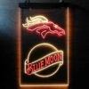 Blue Moon Denver Broncos Est 1960 LED Sign Man Cave Home Bar Pub Decor