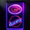 Blue Moon Green Bay Packers Est 1919 LED Sign Man Cave Home Bar Pub Decor