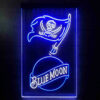 Blue Moon Tampa Bay Buccaneers Est 1976 LED Sign Man Cave Home Bar Pub Decor