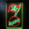 Blue Moon Tampa Bay Buccaneers Est 1976 LED Sign Man Cave Home Bar Pub Decor