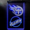 Blue Moon Tennessee Titans Est 1960 LED Sign Man Cave Home Bar Pub Decor