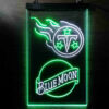 Blue Moon Tennessee Titans Est 1960 LED Sign Man Cave Home Bar Pub Decor