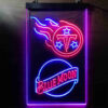 Blue Moon Tennessee Titans Est 1960 LED Sign Man Cave Home Bar Pub Decor