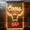 Breathing Bull Coors Light Home Bar Neon Light LED Sign Man Cave Decor