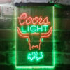 Breathing Bull Coors Light Home Bar Neon Light LED Sign Man Cave Decor