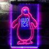 Bud Ice Penguin LED Sign Home Bar Decor