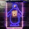 Bud Ice Penguin LED Sign Home Bar Decor