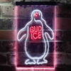 Bud Ice Penguin LED Sign Home Bar Decor