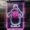 Bud Ice Penguin LED Sign Home Bar Decor