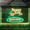 Bud Light airplane Home Bar Neon Light LED Sign Man Cave Decor