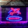 Bud Light airplane Home Bar Neon Light LED Sign Man Cave Decor