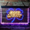 Bud Light Clover LED Sign Man Cave Home Bar Pub Decor