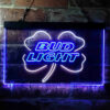 Bud Light Clover LED Sign Man Cave Home Bar Pub Decor