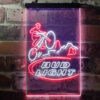 Bud Light Mountain Bike LED Sign Home Bar Decor